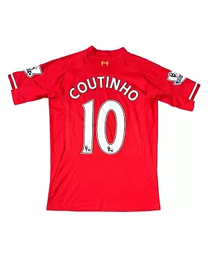 Liverpool Warrior Football Shirt Kit Jersey 2013/2014 Home M Coutinho #10 Soccer • £29.99