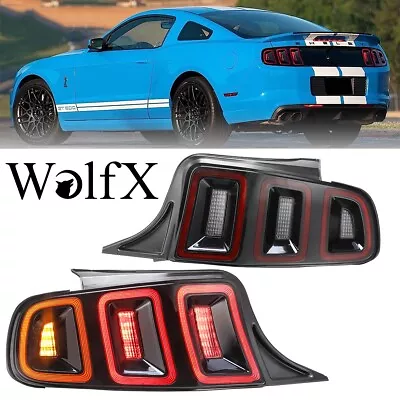 For 10-14 Ford Mustang LED Tail Lights Assembly Sequential Signal Replace Lamps • $264.49