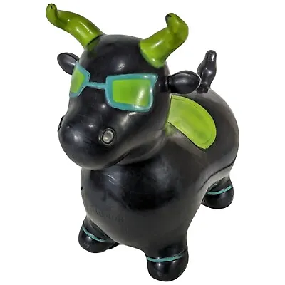 Bouncy Horse Hopper Benny Jumping Bull Inflatable Hopping Rubber BouncingToy • $40.04