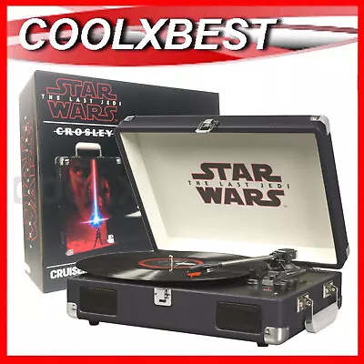 Crosley Star Wars The Last Jedi Limited Edition Turntable Bluetooth 3 Speed • $129.98