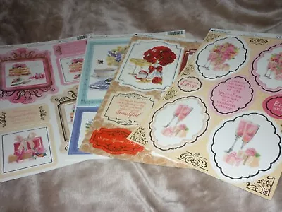 Kanban Crafts For Her 4 A4 Die-cuts 4 Inserts 4 Sentiment Cards • £6.50