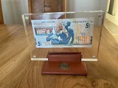 St. Andrews Jack Nicklaus Commemorative £5 Notes Encased /corporate Gift/ Golf  • £25