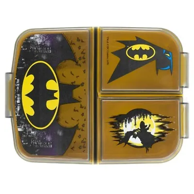 £12.40 • Buy Batman Kids Character 3 Compartment Sandwich Lunch Box Licenced Item