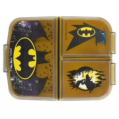 £12 • Buy Batman Kids Character 3 Compartment Sandwich Lunch Box Licenced Item