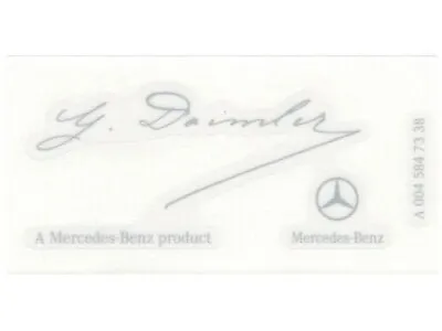Mercedes Front Windshield G Daimler Signature Sticker Decal Genuine A0045847338 • $15.61
