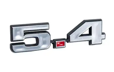 Ford Mustang 5.4 331 Stroker Engine Emblem Chrome & Red 4.75 X 1.25 • $12.59