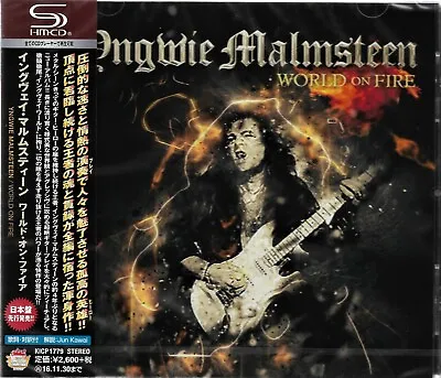 Yngwie Malmsteen World On Fire Brand New Japan Cd Audiophile Shm Cd Gift Quality • $28.50