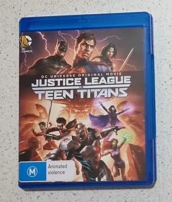 LIKE NEW Justice League Vs Teen Titans Blu Ray 2016 Jon Bernthal Dc Animated  • $17.95