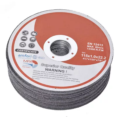 Metal & Stainless Steel Thin Cutting Discs 4 4.5 5 6 7  Cut Off Wheel • $24.37