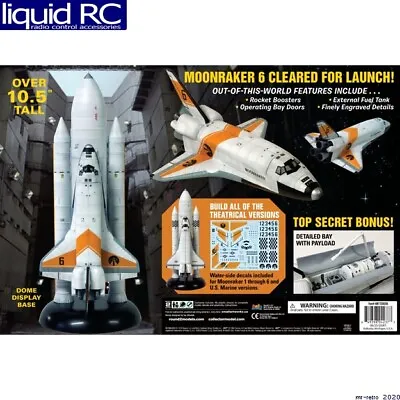 AMT 1208 1/200 Moonraker Shuttle W/Boosters James Bond • $34.81