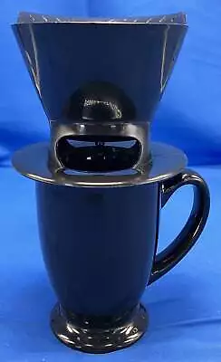 Melitta Ready Set Joe Individual Cup Coffee Maker With Filters Black • $8