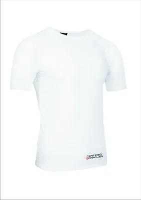 £11.99 • Buy Rash Guard Rash Vest White MMA Martial Arts BJJ Running Short Sleeves