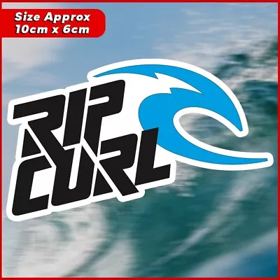 Ripcurl Surfing Sticker Decal Ripcurl Wet Suit Beach Car 4x4 Laptop Man Cave Aus • $7.37