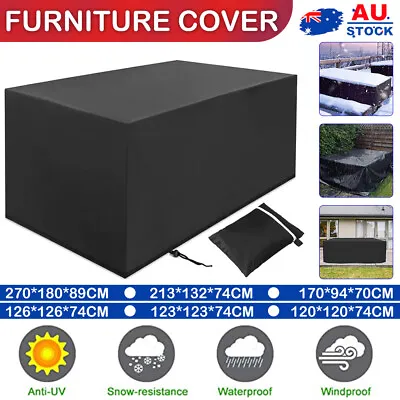 $24.99 • Buy AU Waterproof Outdoor Furniture Cover Garden Patio Rain UV Table Protector Chair
