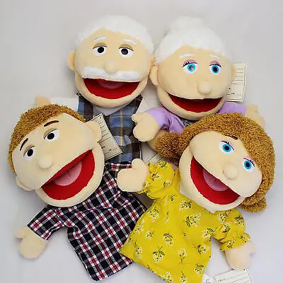 Jeffy Hand Puppet Cartoon Plush Toy Stuffed Doll Soft Figurine Kids Baby Gift • $17.77