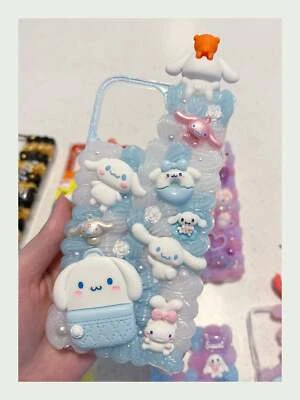 $65 • Buy Cinnamonroll  Sanrio Cute Decoden Diy Phone Case Handmade