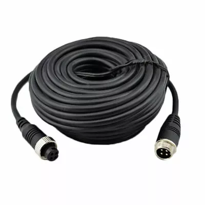 5M 4Pin Video Audio Extention Cable Waterproof For Backup Camera Caravan Black • $7.99