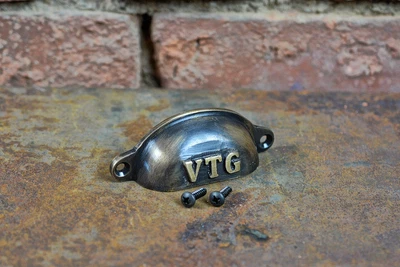 $8.95 • Buy Cast Brass Cup Pull - Industrial Style - Cabinet Pull - Best Quality  Brass Knob