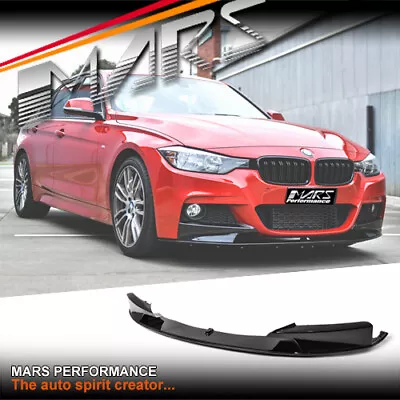Gloss Performance Style Bumper Bar Lip Spoiler For BMW 3-Series F30 F31 M Sport • $299.99