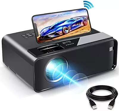 £163.99 • Buy Mini WiFi Wireless Projector For IPhone Android Upgraded HD Movie Projector