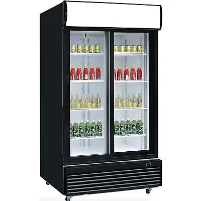 Dukers - DSM-32SR Commercial 39  Glass Sliding 2 Door Merchandiser Refrigerator • $3628