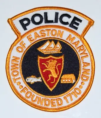 Easton Police Patch - Easton Police Dept Maryland MD - Old Style • $5.49