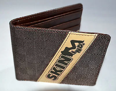 Skin Industries Men Wallet Name Ballistics Brown  • $13.99