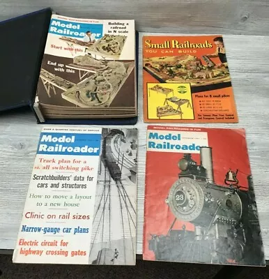 Vintage Model Railroader Magazines W/ Binder - 14 Issues From 1960's • $30
