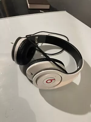 Beats By Dr. Dre Studio Wired Monster Over The Ear Headphones White • $19.90