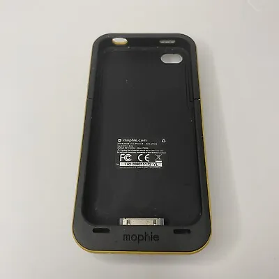 Mophie Juice Pack Plus Battery Case IPhone 4s And 4 Black White Vtg • $4