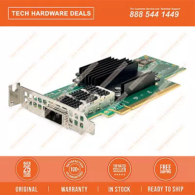 MCX653105A-ECAT   Mellanox InfiniBand HDR100/Ethernet 100Gb 1-port 940QSFP56 Ada • $199.95