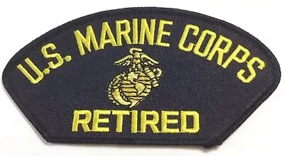 US Marine Corps Retired Patch Embroidered Hat/Jacket/Vest Patch W/ USMC Insignia • $8.74