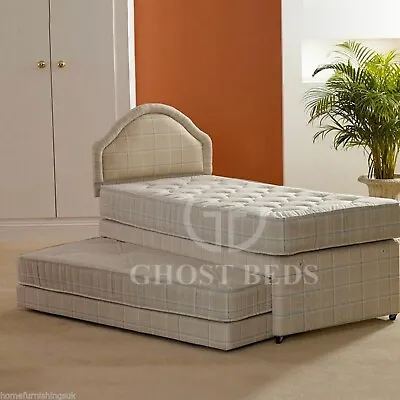 SINGLE 3 IN 1 GUEST BED WITH 2 X DEEP QUILTED MATTRESSES. FREE NEXT DAY DELIVERY • £269.99