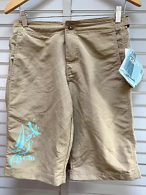 GILL Navigator Quick Dry Tech Shorts UK 10 @ Ladies UV Protected Beige Sailing • £14.95