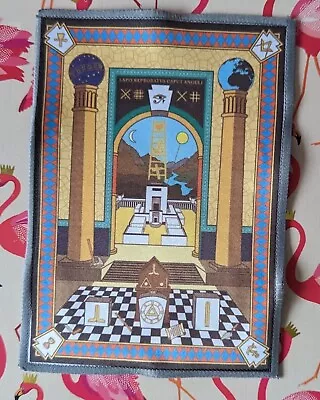 £2.50 • Buy Masonic Mark Degree Tracing Board Glasses Cloth. Reverse Is Microfibre.