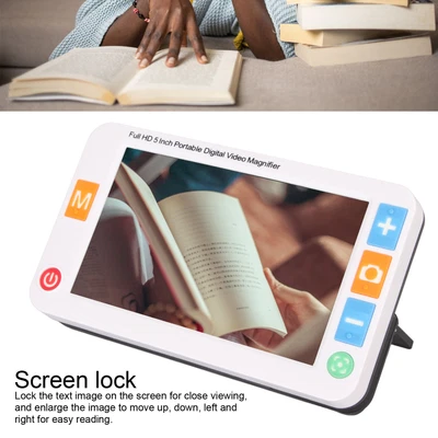£160.72 • Buy 5.0 Inch Digital Video Magnifier Portable Handheld Electronic Reading Aid 2X‑32X