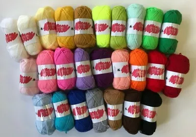 £0.99 • Buy CYGNET DK Little Ones Double Knitting Wool Yarn Crochet Toys Crafts 25g Small