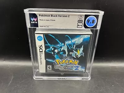 Pokemon Black Version 2 Nintendo DS WATA 9.8 A++ FACTORY SEALED GEM MINT - POP 1 • $4999