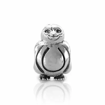 Genuine Authentic Pandora Smooth Head Penguin Silver Charm Item 790423 • £36.88