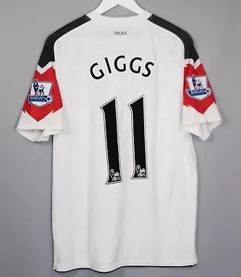 Manchester United 2010 2011 Away Footbll Shirt Jersey #11 Giggs Nike Size L • $71.99