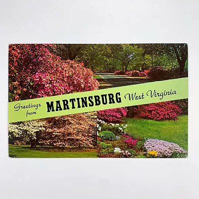 Postcard West Virginia Martinsburg WV Banner Split View 1960s Unposted Chrome • $3