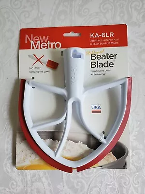 New Metro KA-6LR Original Beater Blade Works W/ Most KitchenAid 6 Or 7 Qt Bowl-L • $26.50