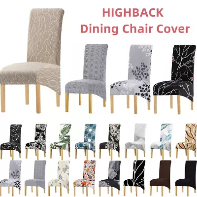 Stretch Dining Chair Covers Slipcovers Removable Spandex Wedding Party Cover XL • $11.99