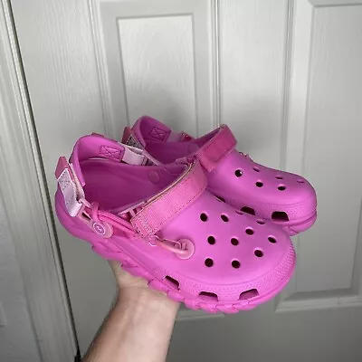 Woman's Crocs Post Malone X Duet Max Pink Slip-on Clogs Size 8 READ DESCRIPTION • $50