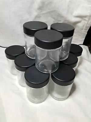 Emty 12 Jars 3 Oz Glass Jars Multipurpose • $22.50