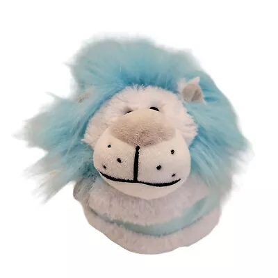 Jay At Play Mushabelly Chatter Round Belly Blue White Lion Plush Stuffed Animal • $15.99