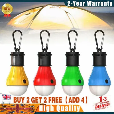 Portable Bright Camping Tent LED Light Bulb Outdoor Waterproof Hanging Lamp Hang • £3.85