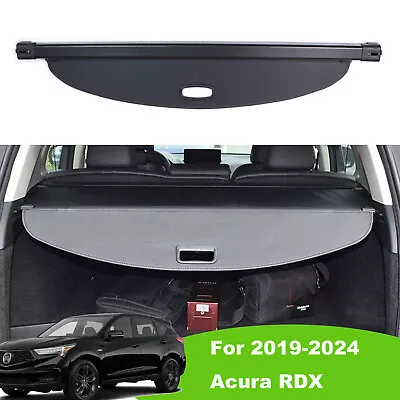 Retractable OE Style Cargo Cover For 19-2024 Acura RDX Rear Luggage Shade- Black • $58.39