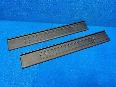 2015 - 2023 Ford Mustang Left & Right Door Sill Scuff Plate Trim Cover Set Oem • $55.99