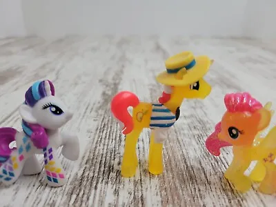 Nice Lot Of 8 My Little Pony Mini Action Figures Cake Toppers • $12